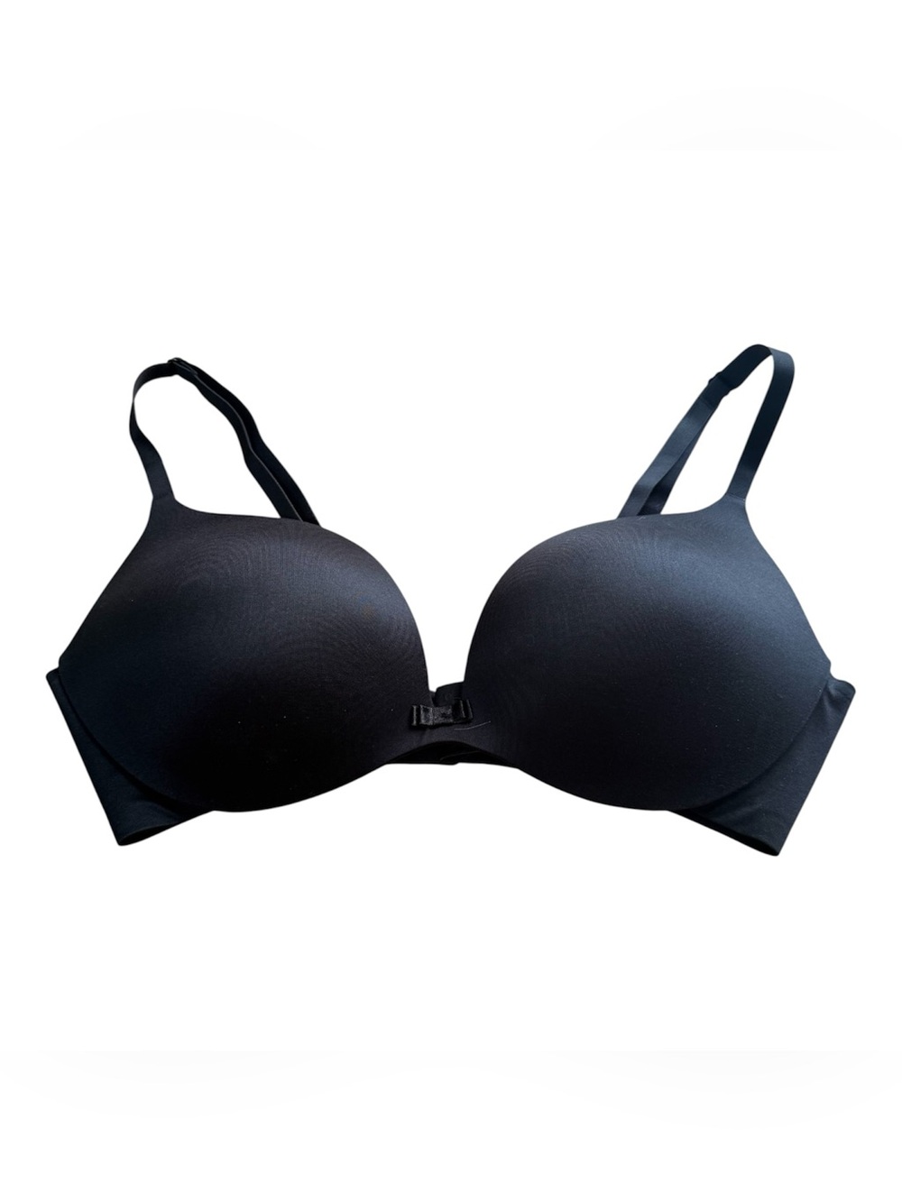 Victoria’s Secret Black Plunge Bra Women’s 38C Push-Up Staple Sexy Classic
